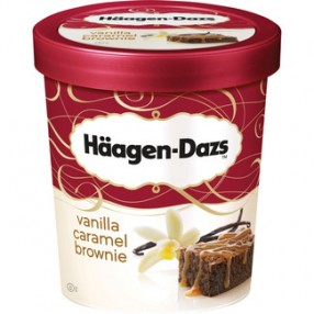 HAAGEN-DAZS vainilla caramel brownie tarrina 460 ml